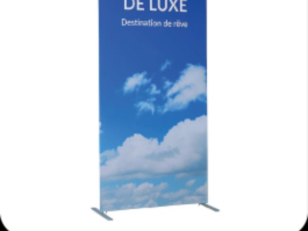 Totem textiel (op frame)
