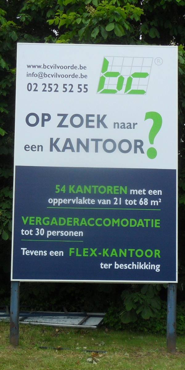 Signframe op voet