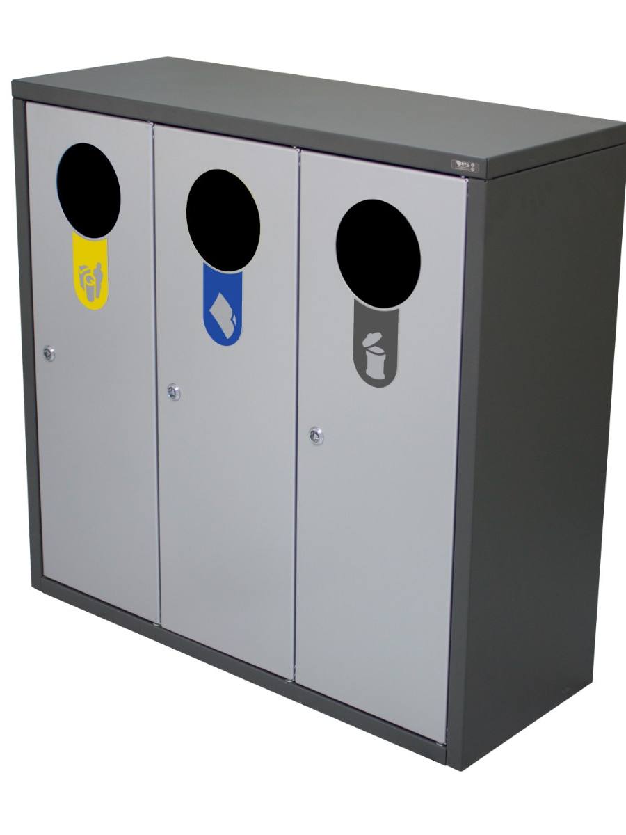 Poubelle de tri (1–3 flux, 40–120 l)