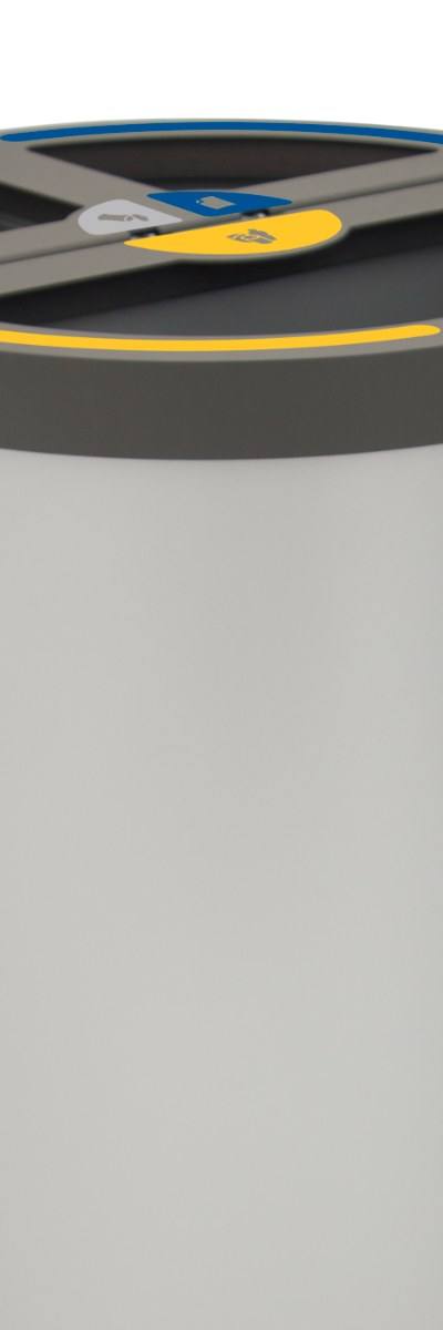 Ronde recyclagebak (2–4 stromen, 120–180 l)