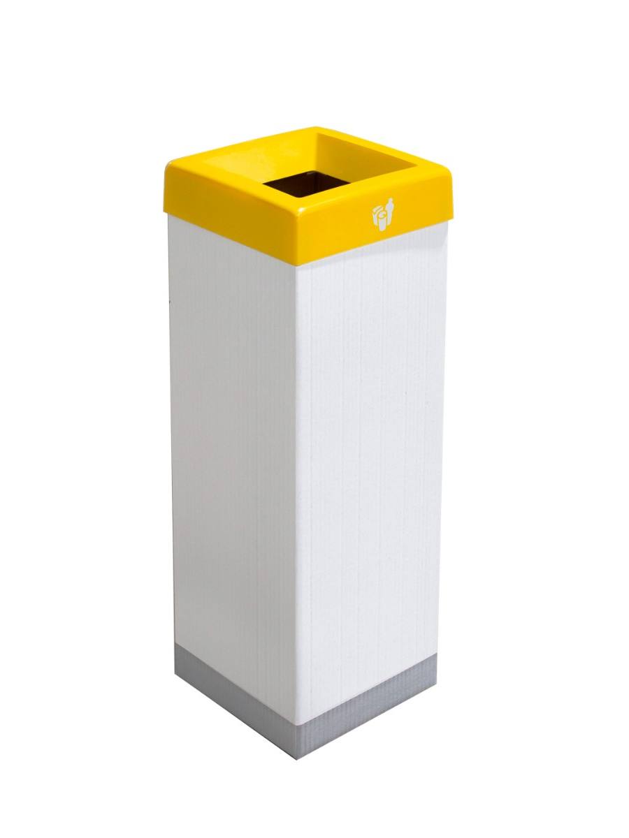 Kartonnen sorteerbak met kleurdeksel (45 l)