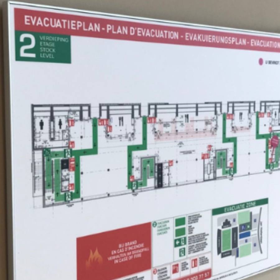Signalisation d'évacuation et de secours
