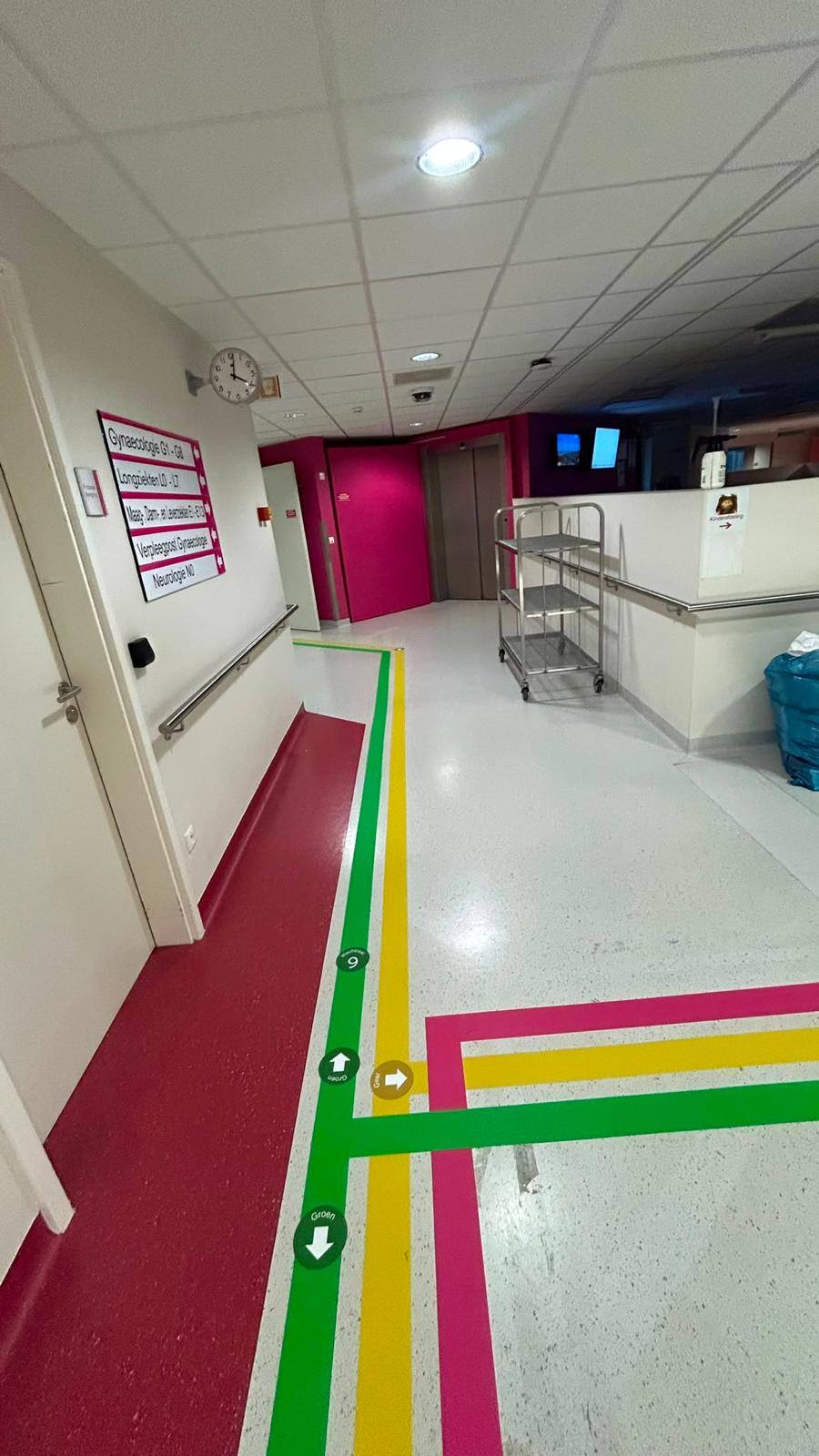 Wayfinding Ziekenhuis Herentals