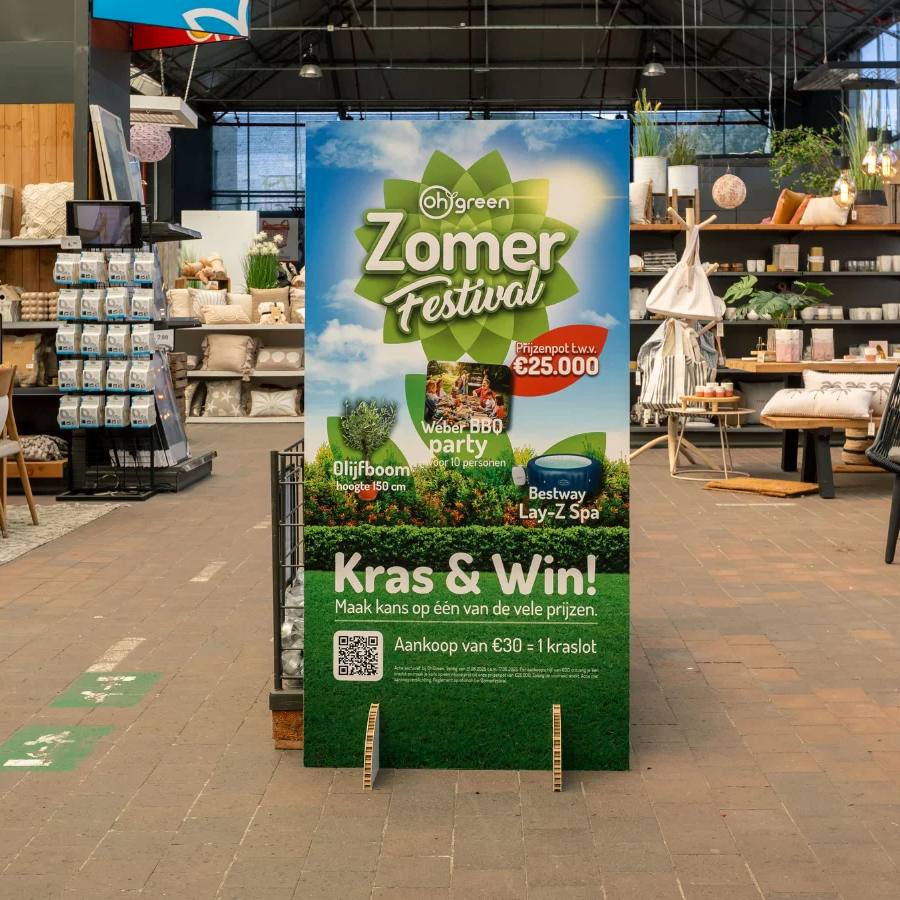 Point of sale Oh'Green — Retail (beeld 5 van 5) · realisatie door Herva-Doublet