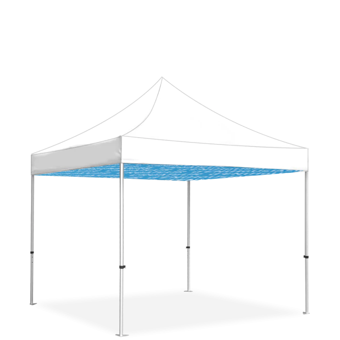 Bedrukt plafonddoek voor plooitent