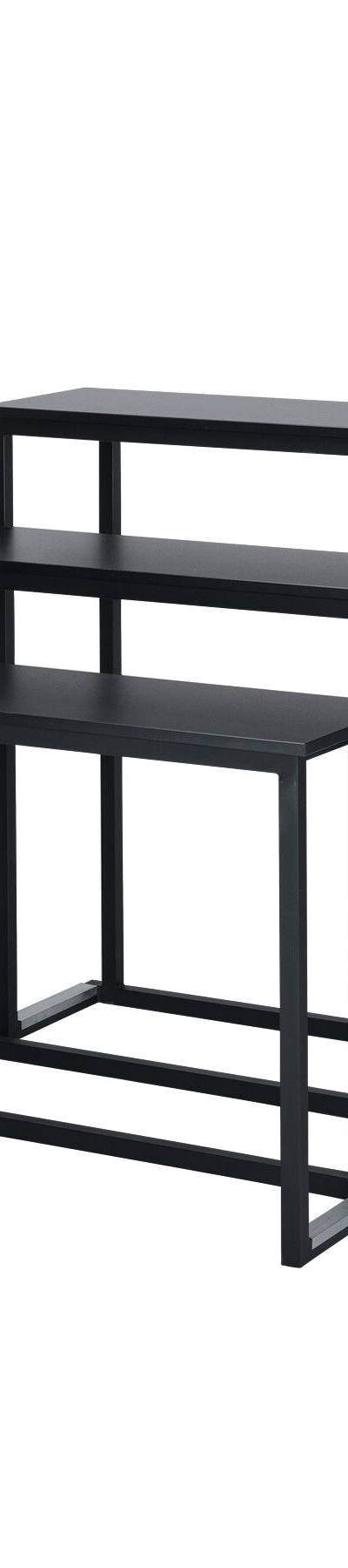 Transportkar voor tafel vierkant kegelvormig in polyethyleen