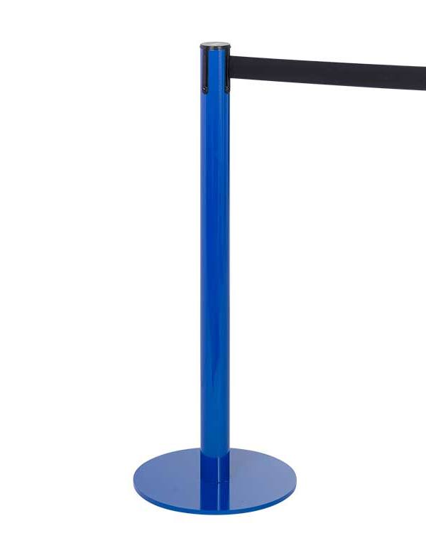 Afzetpaal met gordelband (blauw)
