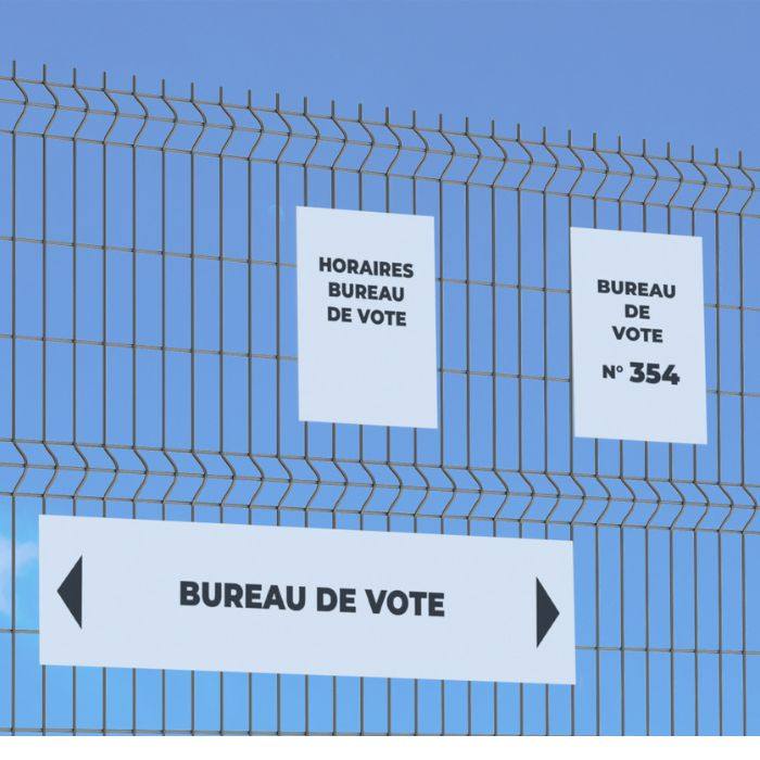 Verkiezings-affichagepanelen