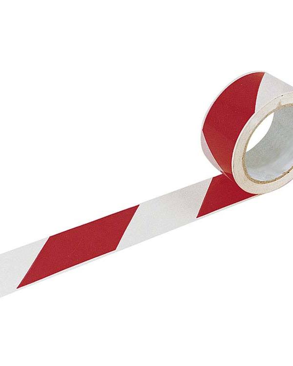 Afzetlint wit-rood