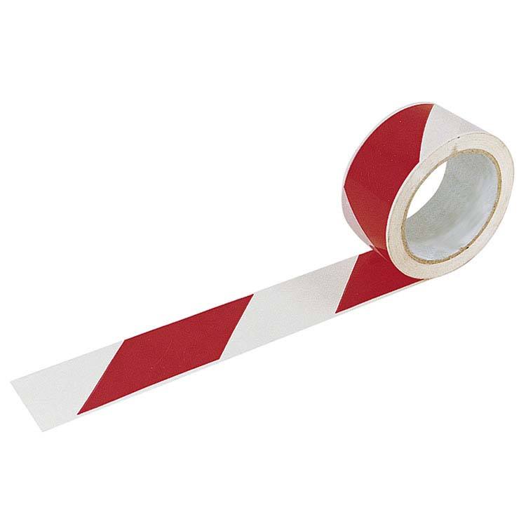 Afzetlint wit-rood