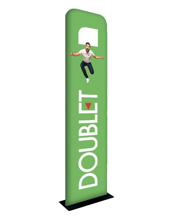 Reclametotem dubbelzijdig