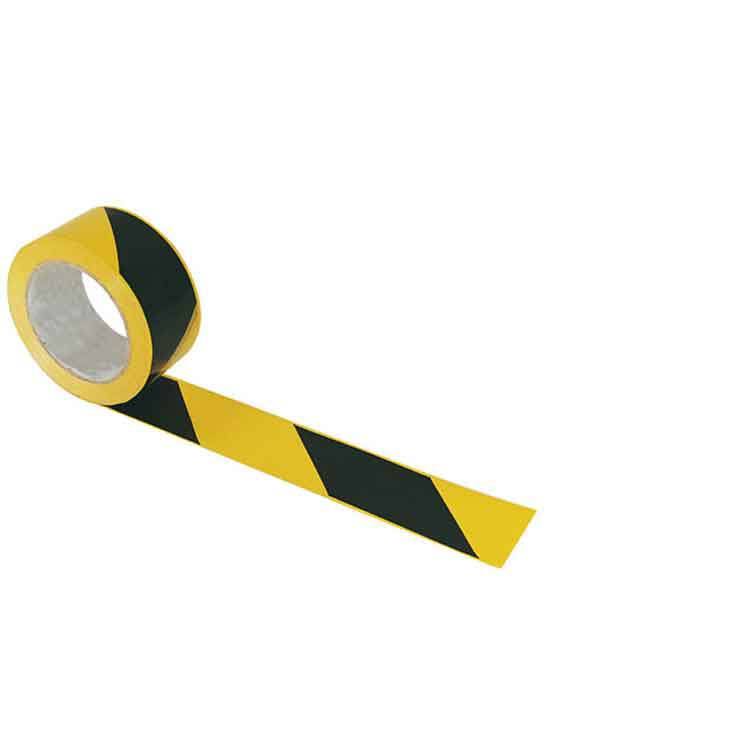 Yellow and black barrier tape