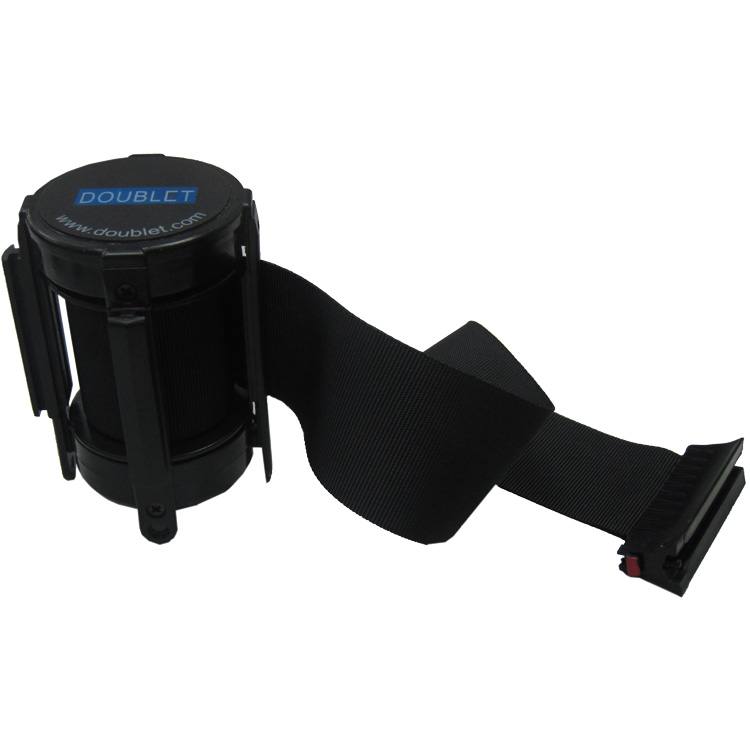 Belt cassette for barrier post