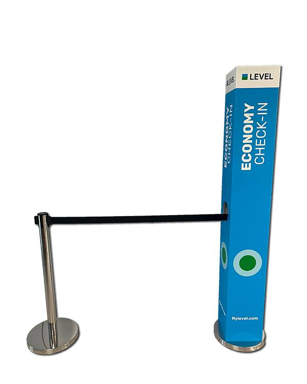 Totem voor afzetpaal (4 zijden)