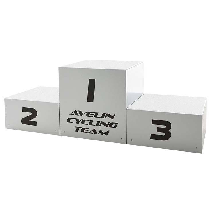 Verlicht podium