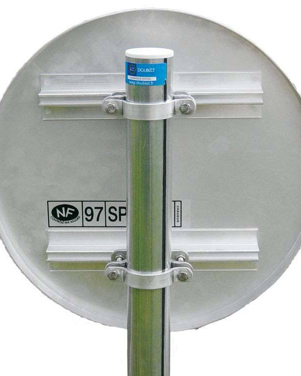 Bevestigingsset met aluminium buis
