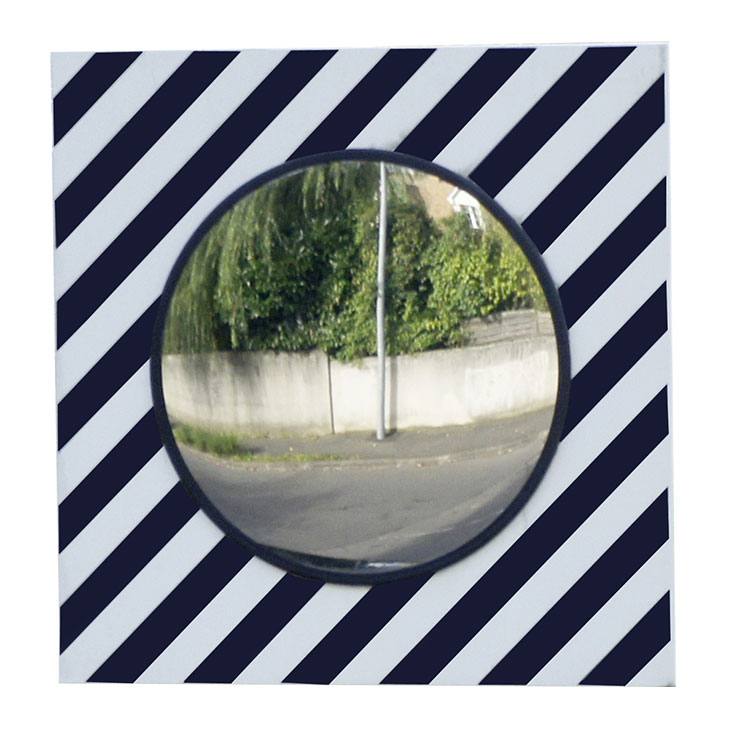 Safety mirror for public roads