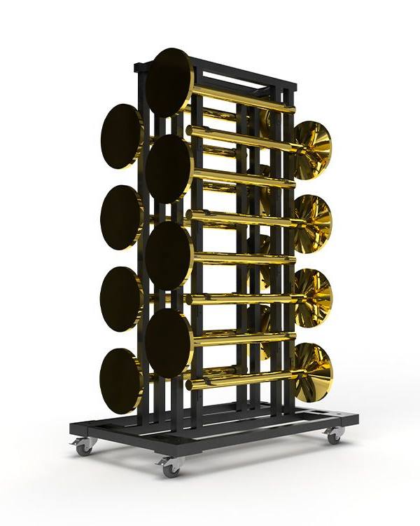 Premium trolley voor 16 afzetpalen
