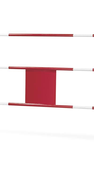 Gekleurde metalen barrière