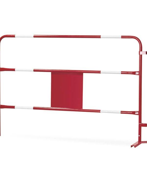 Gekleurde metalen barrière