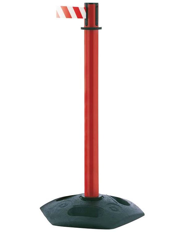 Afzetpaal met gordelband (werkzones)