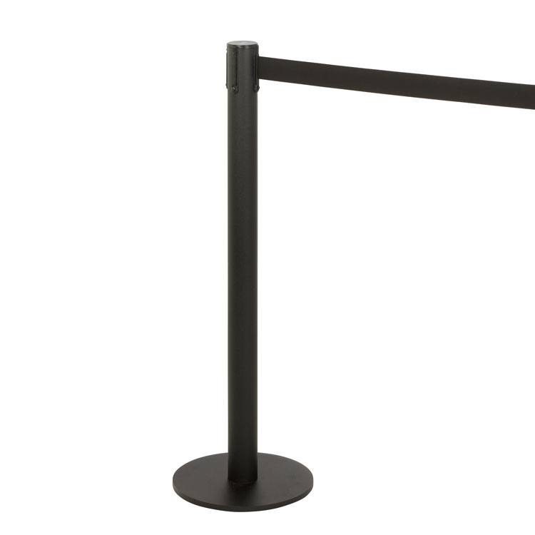 Belt barrier post (black)