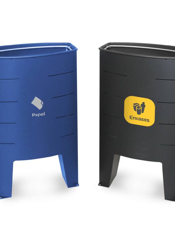 Poubelle de tri (ronde, 60 l)
