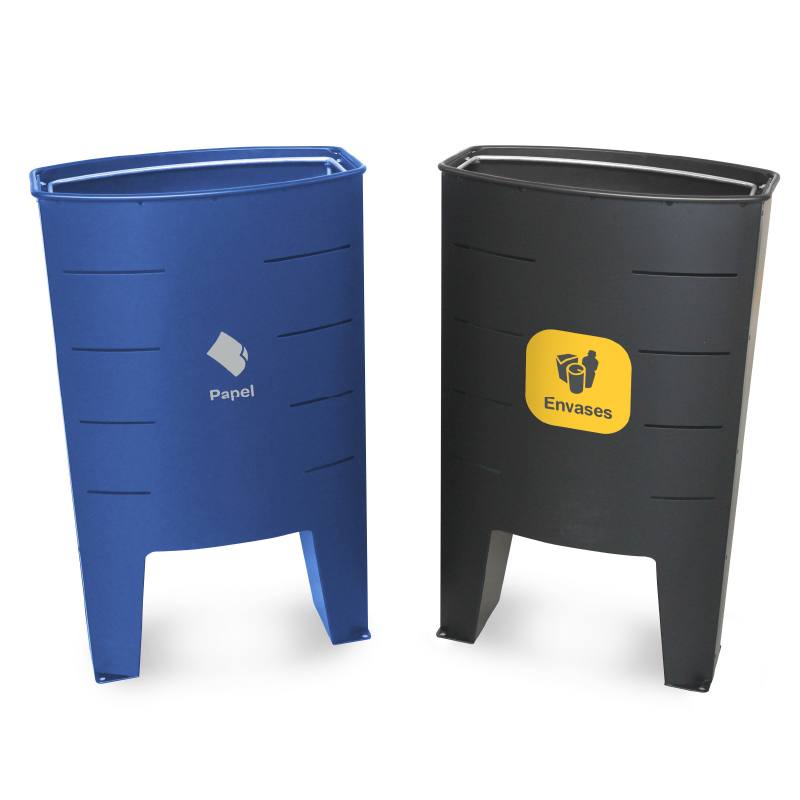 Poubelle de tri (ronde, 60 l)