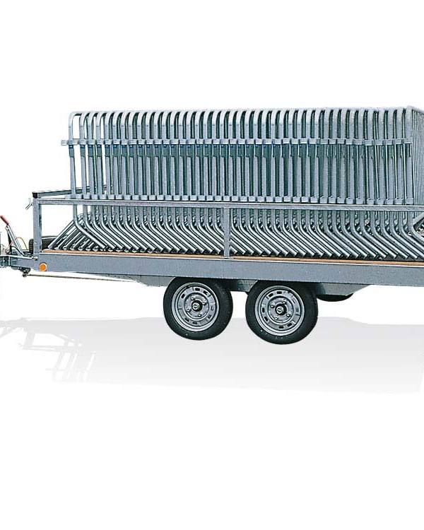 Utilitaire aanhangwagen voor dranghekken