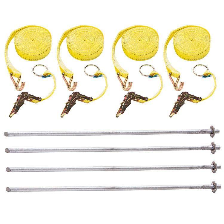 Set van 4 tentbevestigingen