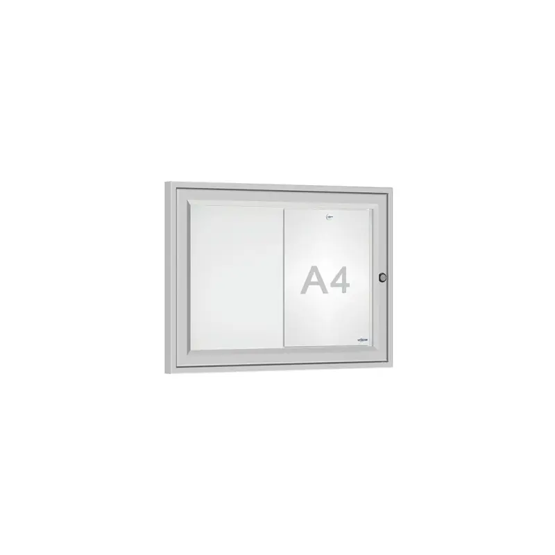 Buitenvitrine 30 mm met draaideur