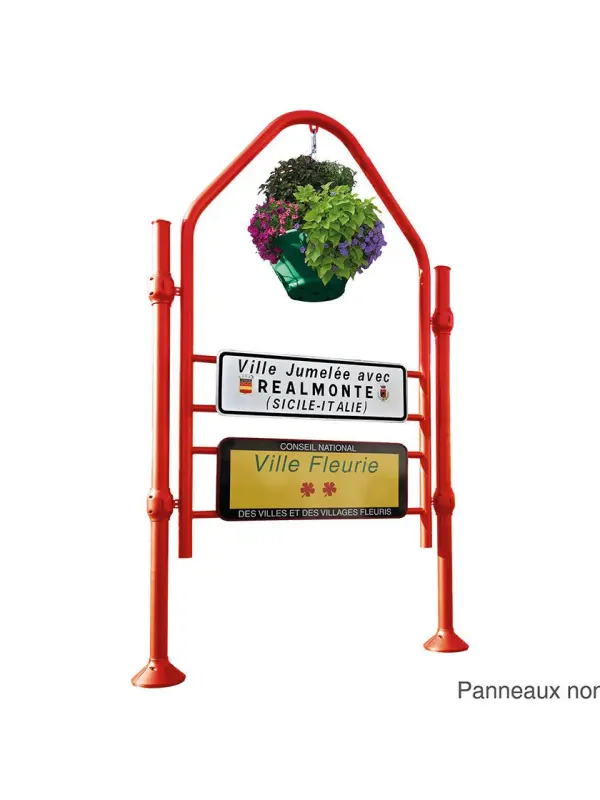 Paneelhouder voor stadsinkomstbord