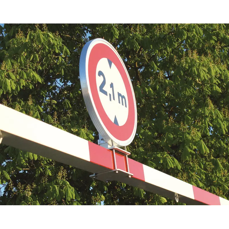 Bevestigingsset voor verkeersbord Ø 450 mm op hoogtebegrenzer