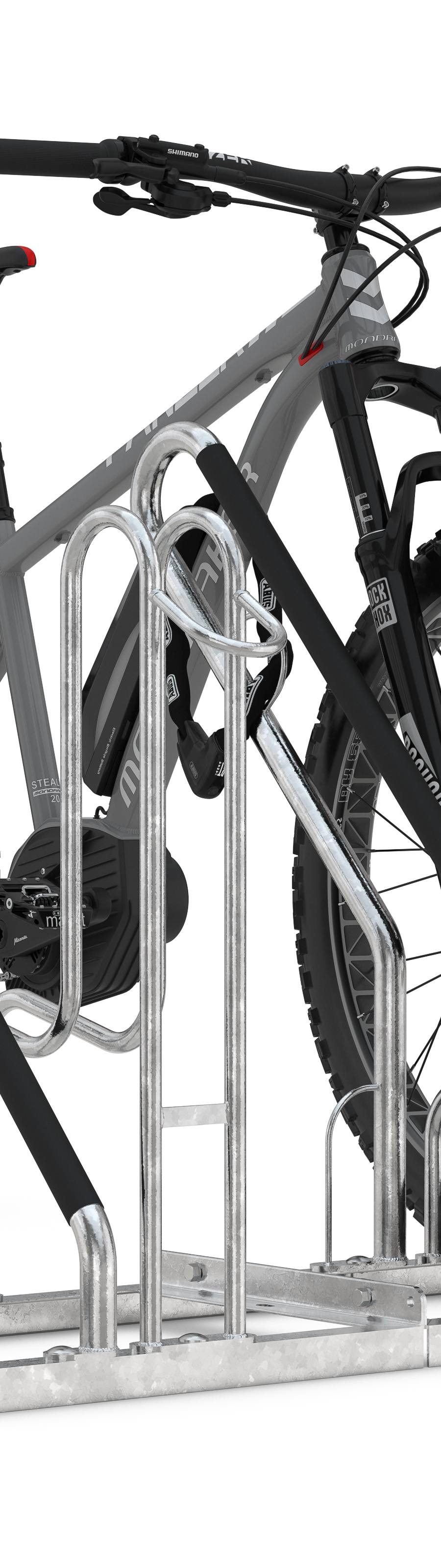 Fietsrekmodule voor extra brede banden