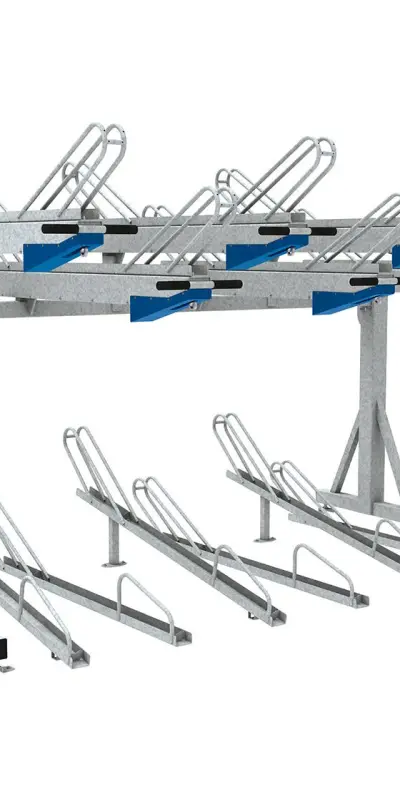 Etagefietsenrek 2 × 6 plaatsen