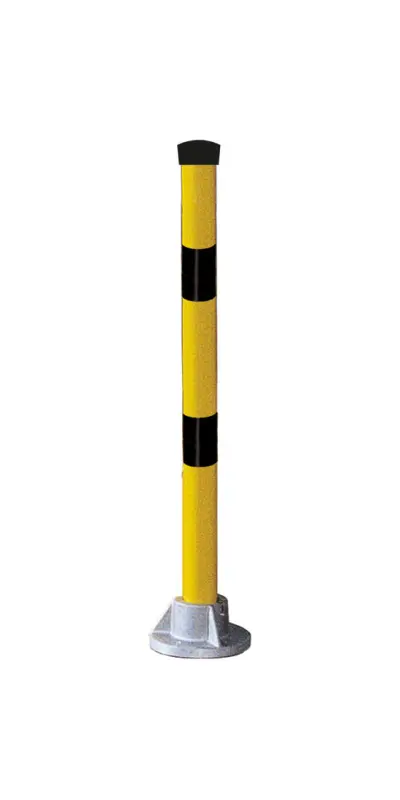 Paaltje Ø 50 mm op gietijzeren voetplaat