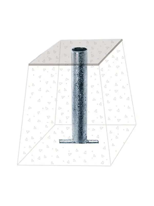 Ronde grondkoker voor verkiezingsbord 30 x 30 mm