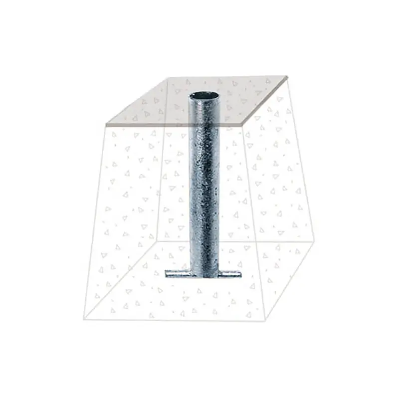 Ronde grondkoker voor verkiezingsbord 30 x 30 mm