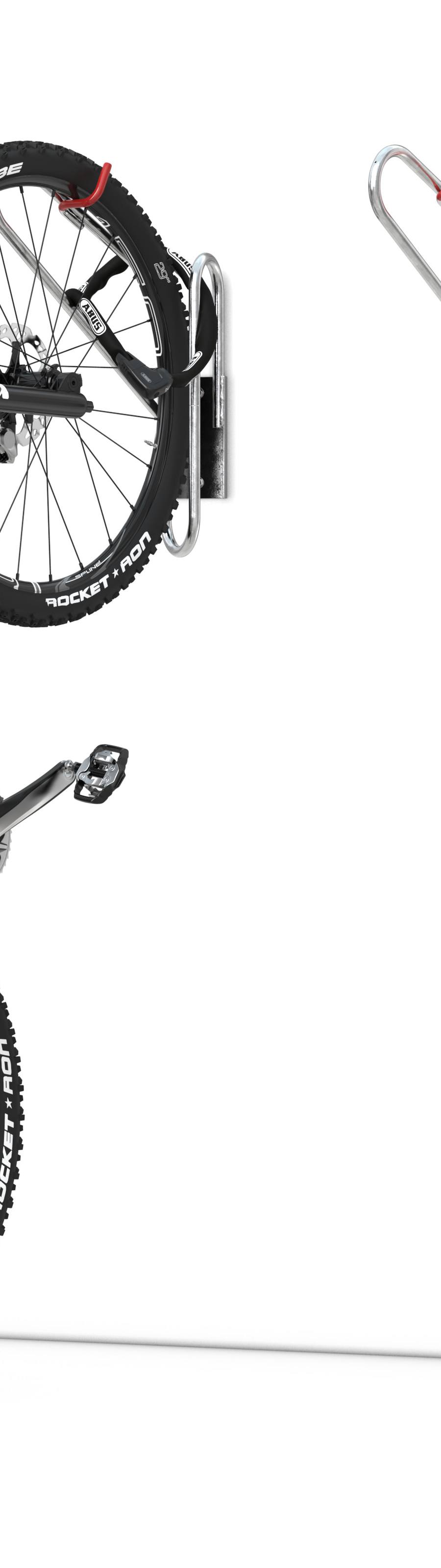 Wandophangrek voor één fiets