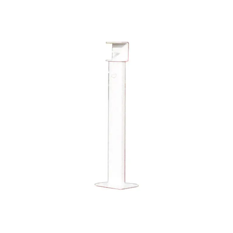Opvangpaal voor draaibare barrière in open stand