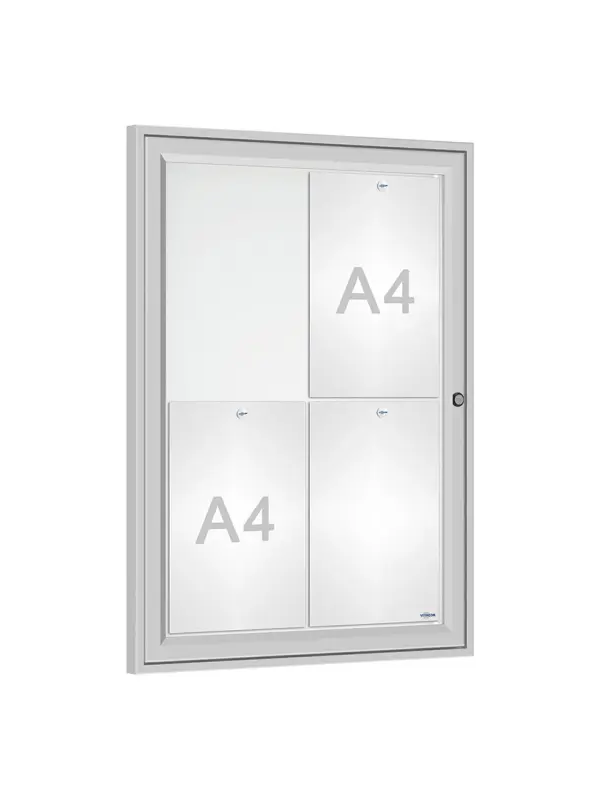 Dienstregelingsvitrine voor wachthuisje