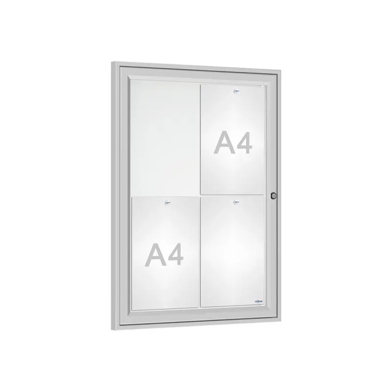 Dienstregelingsvitrine voor wachthuisje
