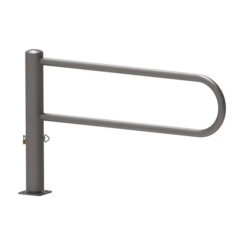 Plaatsingsset voor draaibare barrière 1400-2300 mm, paperclipvorm of decoratief