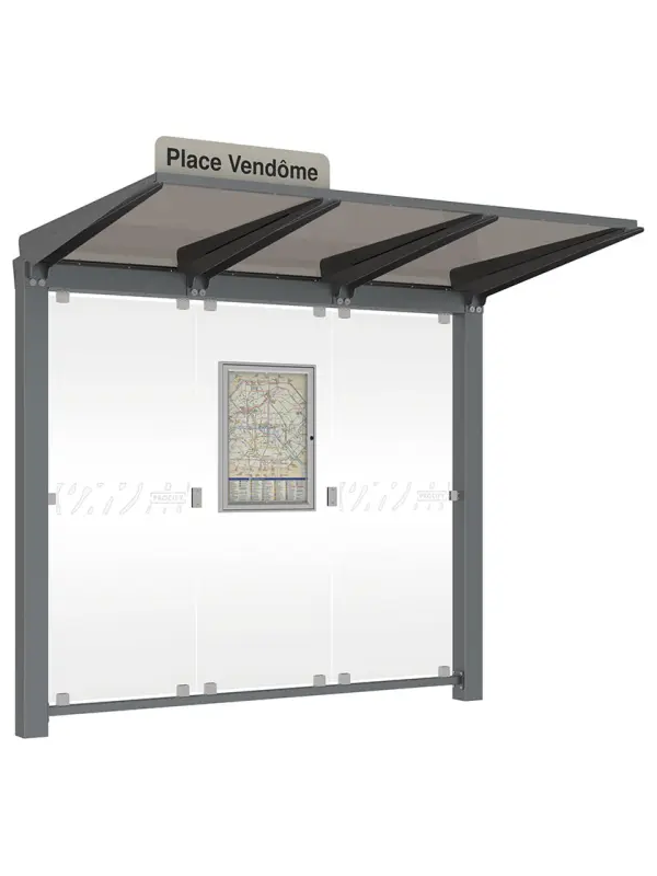 Wachthuisje met LED-verlichting