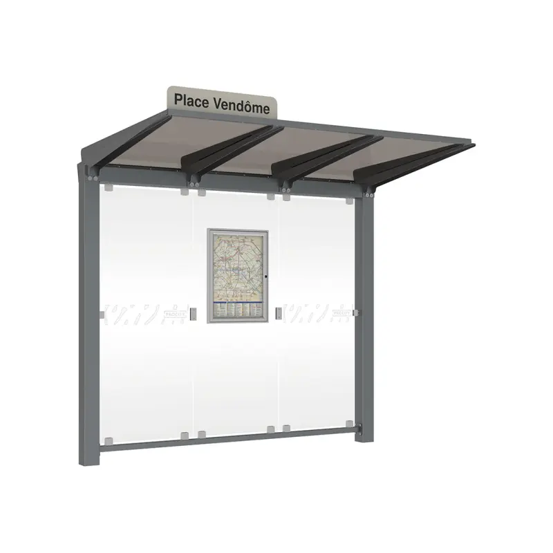 Wachthuisje met LED-verlichting