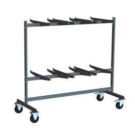 Transportkar met 2 niveaus voor plooistoelen