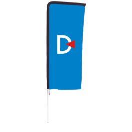 Rechthoekige beachflag, voordelig