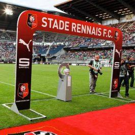 Rigide eventboog met bedrukking