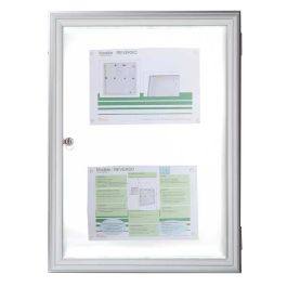 Verlichte ledvitrine voor buiten