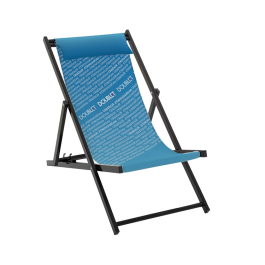 Bedrukbare ligstoel in aluminium